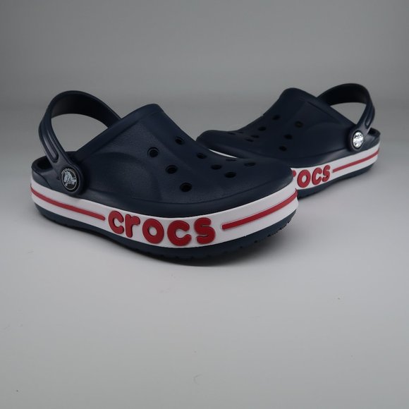 CROCS Other - SOLD Crocs Kids Bayaband Clog in Navy Size C 11